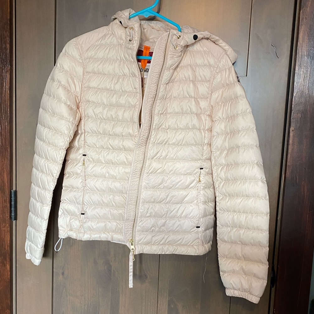 Parajumpers pink puff down jacket